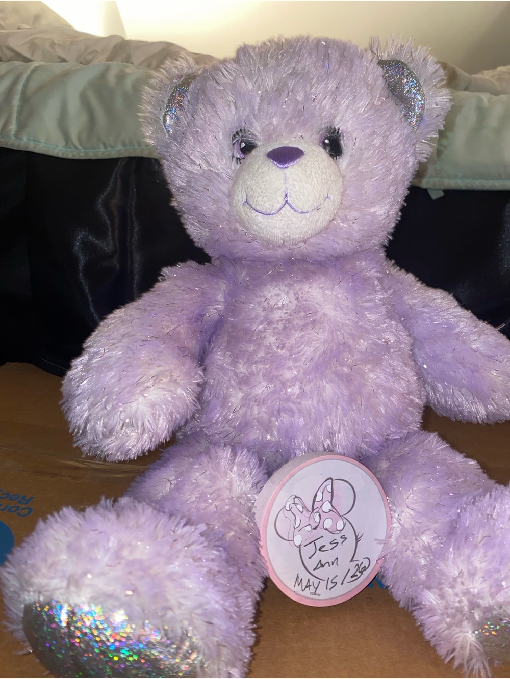 Sparkly Lavender Build-A-Bear 💜🩶